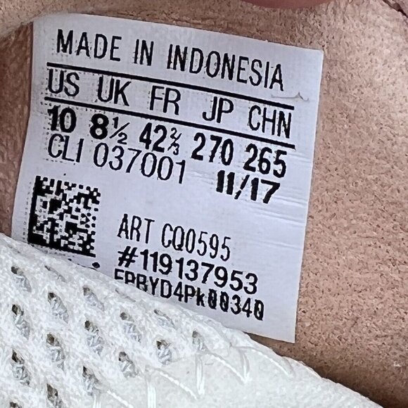 Adidas Run Lux Clima Off White Grey Ash Pearl Women Running Shoes CQ0595 Size 10 - Picture 12 of 12